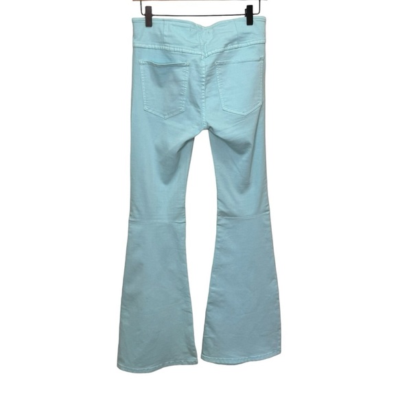 Free People We The Free High Waist Flare Leg Bell bottom Pants Pull On Size 27 - Picture 2 of 11